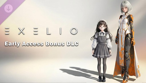 画像ギャラリー No.002のサムネイル画像 / 過酷な惑星が舞台のクラフトサバイバル「Exelio -エグゼリオ」，アーリーアクセスをSteamで開始。主人公が昼夜で切り替わる