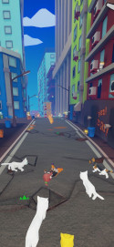 画像ギャラリー No.002のサムネイル画像 / 猫から逃げるランゲーム「ニャイト・ランニャーズ」，スマホ向けにリリース。漫画「ニャイト・オブ・ザ・リビングキャット」の世界観を再現