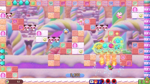 画像ギャラリー No.009のサムネイル画像 / 「バブルボブル シュガーダンジョン ブースト」，PS5/Switch向けに8月20日発売。ダンジョンに繰り返し挑戦し，バブルンを強化しながら奥深くを目指す