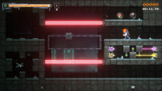 画像ギャラリー No.004のサムネイル画像 / 高難度2Dアクション「Klaus Lee - Thunderballs」，本日発売。破天荒野郎「クラウス・リー」が，派手なガジェットを駆使して遺跡を冒険する