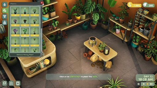 画像ギャラリー No.004のサムネイル画像 / マイペースに自分だけの植物屋を営む「Leafy Corner」，のんびりとした店舗経営の様子を収めた最新トレイラーを公開