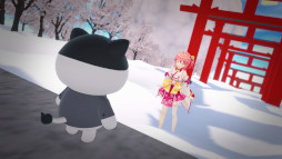 画像ギャラリー No.005のサムネイル画像 / holo Indieのタイトル同士が連携する初の試み。「Holo ADV: SakuraSingularity.exe」と「はねホロ！」がゲーム内コラボを実施