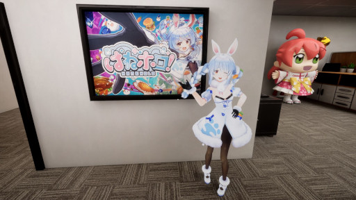 画像ギャラリー No.008のサムネイル画像 / holo Indieのタイトル同士が連携する初の試み。「Holo ADV: SakuraSingularity.exe」と「はねホロ！」がゲーム内コラボを実施