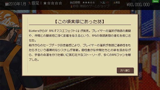 画像ギャラリー No.012のサムネイル画像 / ゲーム業界の変遷を追体験できる経営SLG「ゲームショップ斜陽」，特別体験版で“困難期”を先行プレイ可能に。製品版は4月にリリース予定