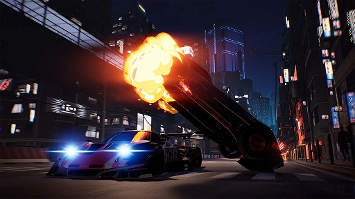画像ギャラリー No.002のサムネイル画像 / ポリゴン・ピクチュアズ制作のアニメと融合したレースゲーム「Screamer」発売。サイバーパンクな世界で過激なレースに挑め
