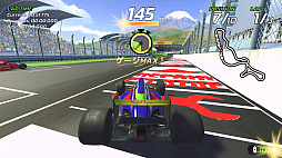 画像ギャラリー No.003のサムネイル画像 / 1990年代のアーケードゲームの興奮と最新技術を融合したレースゲーム「4PGP」，Switch2版ゲームプレイトレイラーを公開