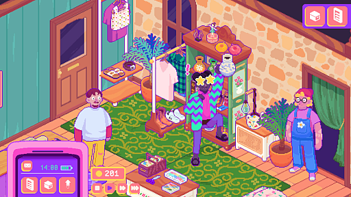 画像ギャラリー No.004のサムネイル画像 / 90年代レトロポップなお店を経営する「Thrifty Business ヴィンテージショップへようこそ」，2026年に発売