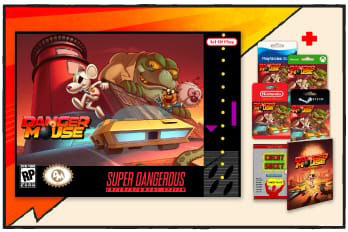 画像ギャラリー No.008のサムネイル画像 / 44年前のアニメを原作として手描きでコメディの世界を表現する「Danger Mouse: The Official Console Game」,Kickstarterの締め切りが迫る