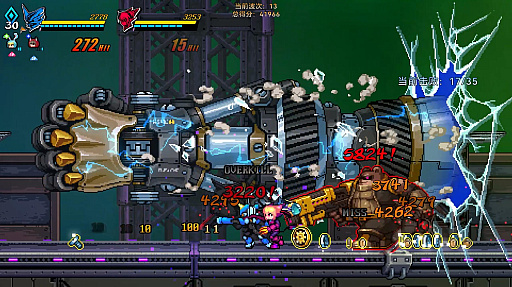 画像ギャラリー No.009のサムネイル画像 / レトロ調ピクセルアートでハイテンポアクション「超アロイクラッシュ」，Steamで早期アクセス開始