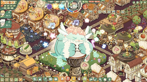 画像ギャラリー No.001のサムネイル画像 / グルメ都市を建設しながら神様の赤ん坊を育てるローグライクSLG「Feastopia」，Steamで配信開始
