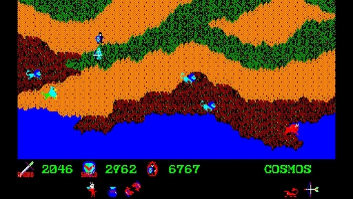 画像ギャラリー No.002のサムネイル画像 / 「EGGコンソール カレイジアスペルセウス PC-8801」本日配信。魔の島を舞台に美の女神を救うために冒険するアクションRPG