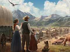 ���󥷥��Wild West Pioneers�ס��θ��Ǥ��ۿ����ϡ�̤���Υ���ꥫ����������˳����ĤΥ꡼�����Ȥʤä�������֤򹭤��Ƥ�����