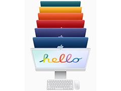 Apple,「Apple M1」搭載の新型「iMac」を発表。鮮やかな7色のカラーバリエーションを用意