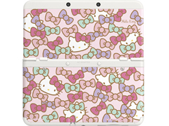 「ハローキティ」デザインのNewニンテンドー3DS用きせかえプレートが11月28日発売。本体とセットになったお得なパックも