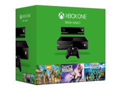 Xbox One本体とXbox One Kinect センサー,3タイトルの“ご利用コード”などをセットにした「Xbox One 500GB + Kinect」が1月28日に発売