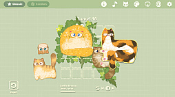 画像ギャラリー No.004のサムネイル画像 / すべての猫ピースでグリッドを埋め，癒やしのひとときを楽しむパズルゲーム「ほっこり猫パズル」，本日配信開始