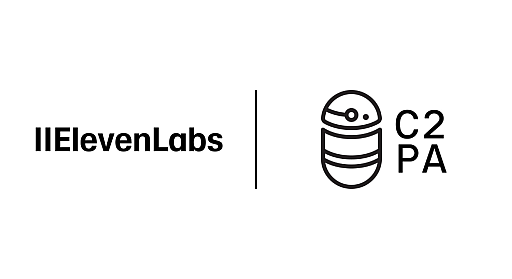 画像ギャラリー No.001のサムネイル画像 / AI音声の悪用を防ぐ。ElevenLabs,改ざん防止機能付きの電子署名を付与する技術標準「C2PA」に準拠したサービスを11月に開始