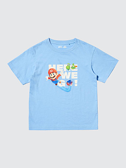 画像ギャラリー No.009のサムネイル画像 / 「ザ・スーパーマリオギャラクシー・ムービー」のUTコレクション，4月下旬に発売。マリオやヨッシーといったおなじみの面々をTシャツにデザイン