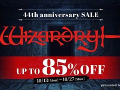 Wizardryץ꡼44ǯǰ絬ϥWizardry 44th anniversary SALEפȡᥤޤǡ¿κʤ