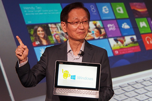 画像集#002のサムネイル/［COMPUTEX］Atom搭載タブレットにして，Core i7搭載ノートPC，そしてデスクトップPC。ASUS「Transformer Book Trio」速報