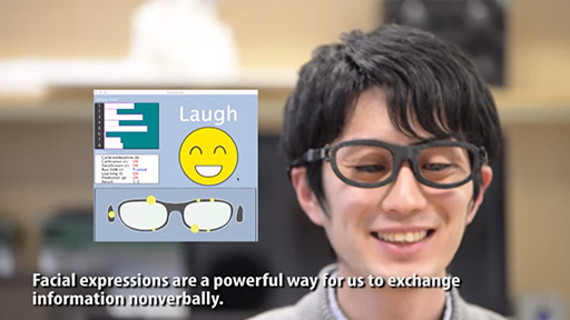 Affective Wear: Toward Recognizing Facial Expressions