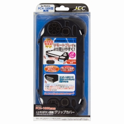 画像集 No.014のサムネイル画像 / 「PCH-1000型専用 L2／R2ボタン搭載グリップカバー」の数量限定販売が再開。グリップカバーを取り付けたPS Vitaを収納できるポーチも登場