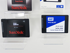 Western Digital,業界初の64層3D NAND採用SSDを8月下旬に発売。SanDiskブランドでも同一仕様の製品を展開