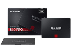 SATA 6Gbps接続対応のSamsung製SSD「860 PRO」「860 EVO」が2月上旬に国内発売