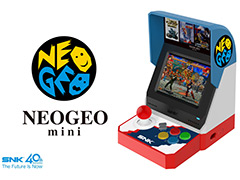 手の平サイズの「NEOGEO mini」が発表。NEOGEOの名作・傑作40作品を内蔵し,3.5インチ液晶とコンパネを備え,HDMI出力端子もあり