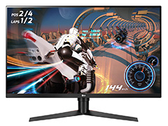 上位モデルはHDR10&FreeSync 2対応。LGが垂直144Hz対応の31.5型ゲーマー向け液晶ディスプレイ計2製品を発売