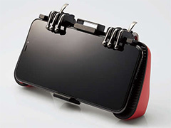 バトロワ向けのスマホ用ゲームグリップ「猛者」をエレコムが8月下旬に発売。特別デザインのクラウドファンディングも実施