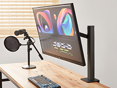 ディスプレイアームを標準装備した32型4K IPS液晶ディスプレイがLGから発売。FreeSyncにも対応