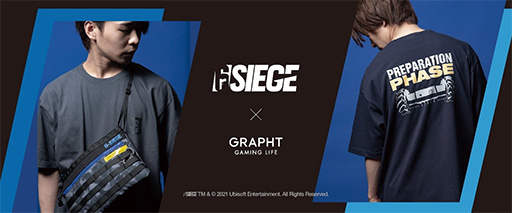 画像集#006のサムネイル/「ストリートファイター」コラボのキャップと「R6S」コラボのTシャツがGRAPHT GAMING LIFEから発売