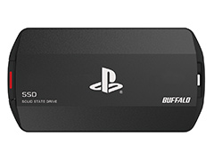 PS公式ライセンス取得済みのUSB接続型SSDがバッファローから。据え置きタイプとUSBスティックタイプをラインナップ