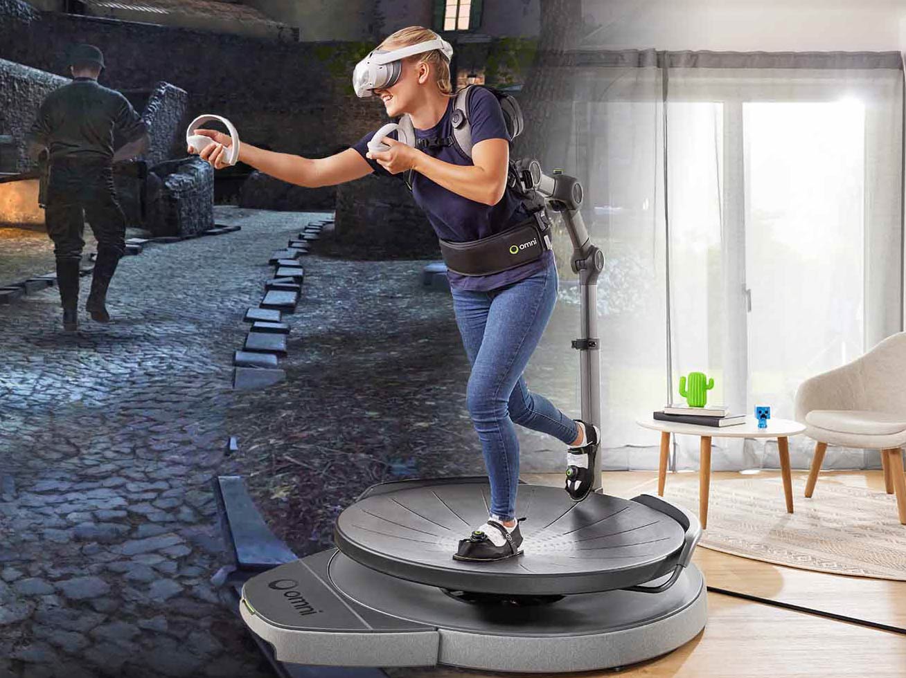 VR空間を自分の足で歩ける「Omni One」,米国で9月に一般発売を開始。米国以外のサポートは2025年半ばを予定