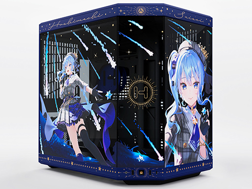 画像集 No.002のサムネイル画像 / ホロライブ「星街すいせい」コラボデザインのピラーレスPCケースが予約開始。初回限定版にはタペストリが付属する