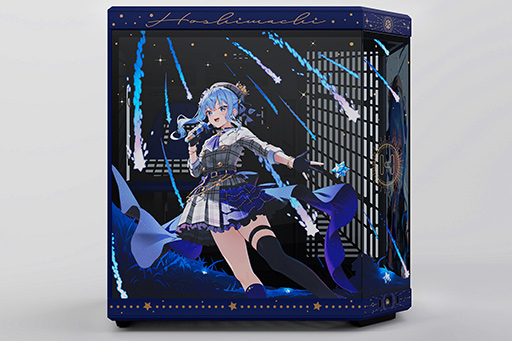 画像集 No.003のサムネイル画像 / ホロライブ「星街すいせい」コラボデザインのピラーレスPCケースが予約開始。初回限定版にはタペストリが付属する