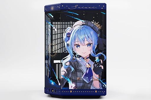 画像集 No.004のサムネイル画像 / ホロライブ「星街すいせい」コラボデザインのピラーレスPCケースが予約開始。初回限定版にはタペストリが付属する
