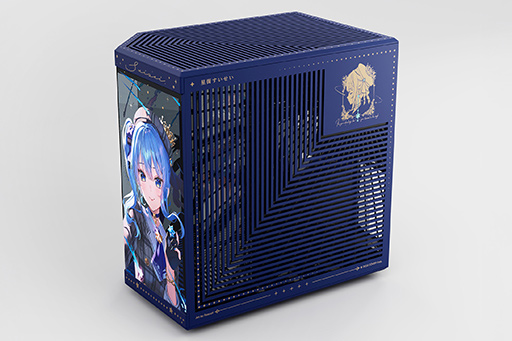 画像集 No.005のサムネイル画像 / ホロライブ「星街すいせい」コラボデザインのピラーレスPCケースが予約開始。初回限定版にはタペストリが付属する