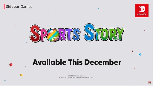 Sports Story - Indie World Showcase 11.9.2022 - Nintendo Switch