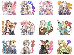 「アトリエ」シリーズの公式LINEスタンプが配信開始。マリー,フィリスら歴代のキャラクター達が登場