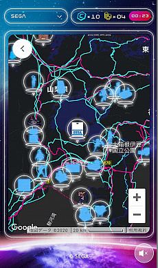 画像集#005のサムネイル/セガ設立60周年を記念した期間限定のスマホ向けゲームイベント「地球UFOキャッチャー」開催中