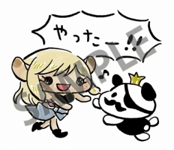 画像集 No.005のサムネイル画像 / 「TERRA BATTLE」のLINEスタンプが配信に。イラストは高橋きのさん