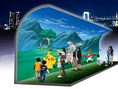映画「ポケモン・ザ・ムービーXY&Z」の公開を記念した「夏休み!ポケモンピカピカフェスティバル」が7月12日からデックス東京ビーチで開催