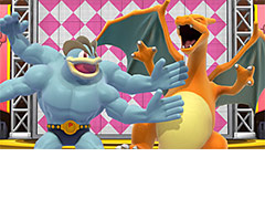 カイリキーとリザードンのコンビが来場者を笑わせる(?) 「ポケモンEXPOジム」に新アトラクション「ポケモンお笑い劇場」が登場