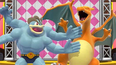 画像集 No.003のサムネイル画像 / カイリキーとリザードンのコンビが来場者を笑わせる(?) 「ポケモンEXPOジム」に新アトラクション「ポケモンお笑い劇場」が登場