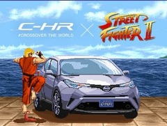 トヨタC-HRと「ストII」のコラボに新展開。ボーナスステージでC-HRに 「サマーソルトキュッキュ」などオリジナル技を繰り出すコンテンツが公開
