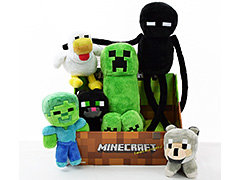 「Minecraft」公式ぬいぐるみに26cmの大型クリーパーなど6種が追加。イオンやトイザらス,マイクラファン・ショップで7月22日より順次販売へ