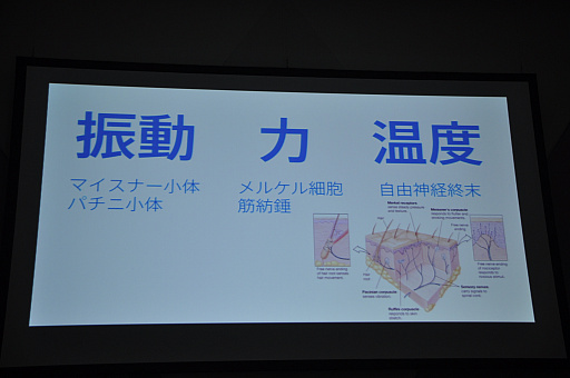 画像集 No.011のサムネイル画像 / ゲームの未来が触覚技術の視点で語られたTGSフォーラムのレポート。身体感覚のデザインで，VRの没入感はさらにアップする