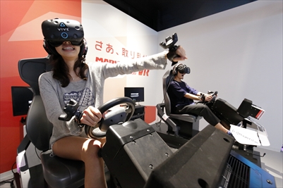 画像集 No.010のサムネイル画像 / アミューズメント施設「namco イオンモール座間店」が3月16日にオープン。VRアクティビティ体験ゾーン「VR ZONE Portal」を併設